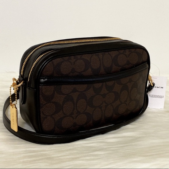 New💃Coach Jes CrossbodyBag In Signature Canvas - Picture 7 of 10